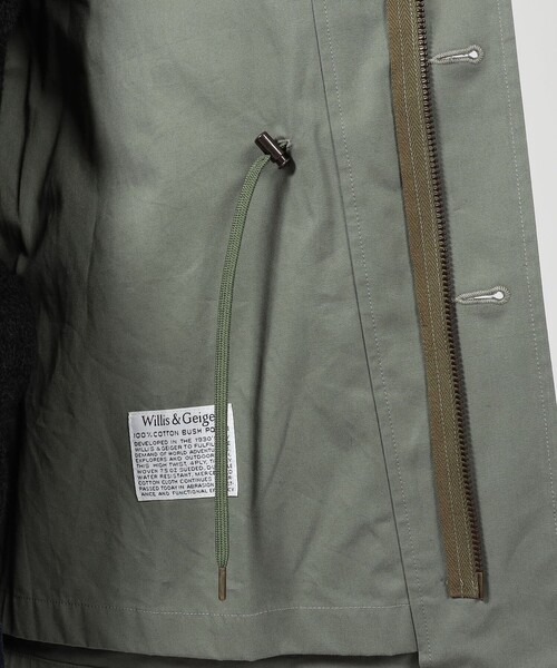 ブルゾン アウター Willis＆Geiger WHITE HUNTER FIELD JACKET コットンブルゾン メンズの画像