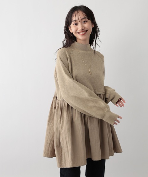 FOUND GOOD（ファウンドグッド） フハクキリカエニットチュニック