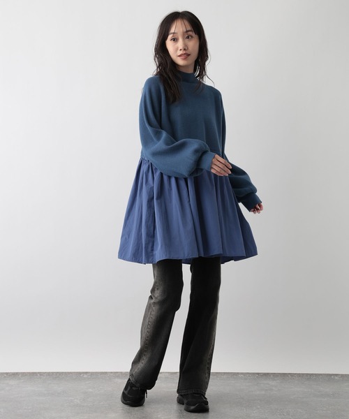 FOUND GOOD（ファウンドグッド） フハクキリカエニットチュニック