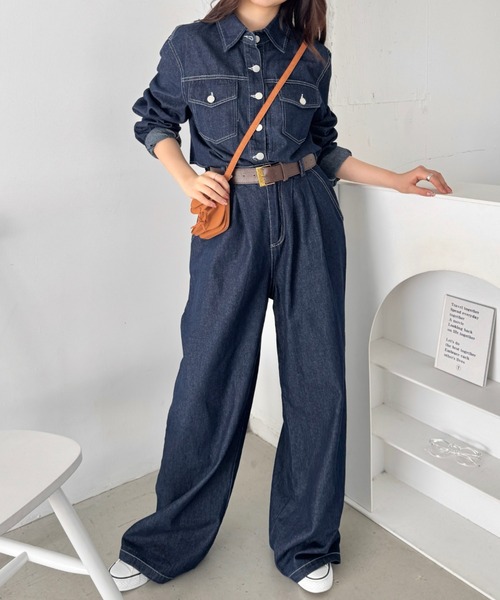 SOLLON.（ソルロン） セットアップ 「セットアップ」デニムシャツ