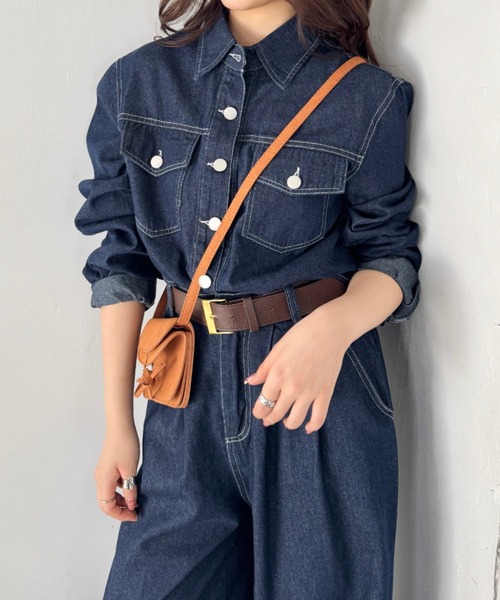 SOLLON.（ソルロン） セットアップ 「セットアップ」デニムシャツ