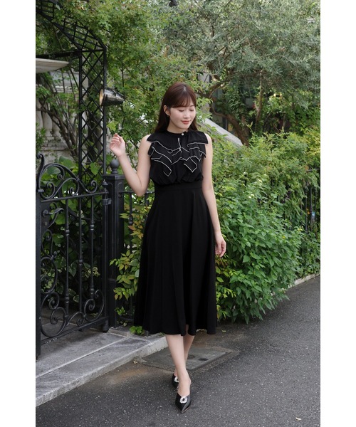 Her lip to 半袖ワンピース M ブラック レディース : ZOZOTOWN Yahoo