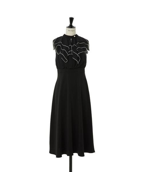 Her lip to 半袖ワンピース M ブラック レディース : ZOZOTOWN Yahoo