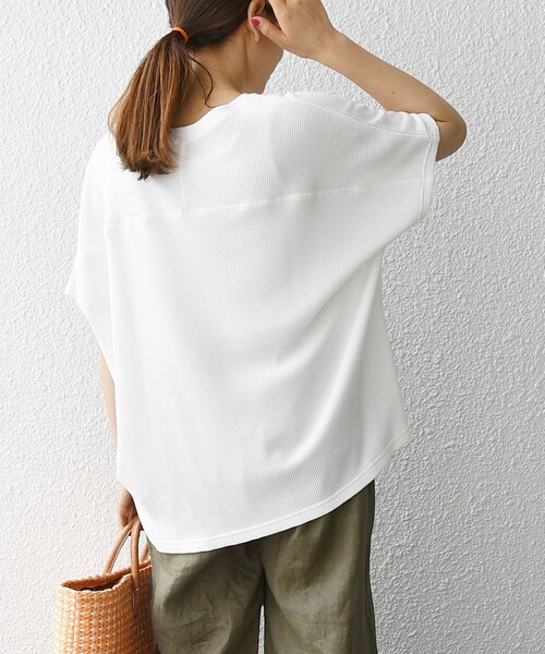 「SHIPS any」 半袖カットソー ONE SIZE ホワイト レディース_画像8