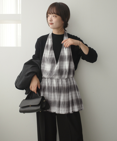 crinkle crinkle crinkle SLOBE別注 ブラウス 美品 crinkle crinkle crinkle（クリンクル クリンクル クリンクル