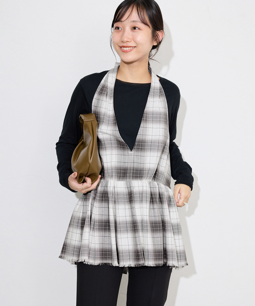 crinkle crinkle crinkle SLOBE別注 ブラウス 美品 crinkle crinkle crinkle（クリンクル クリンクル クリンクル