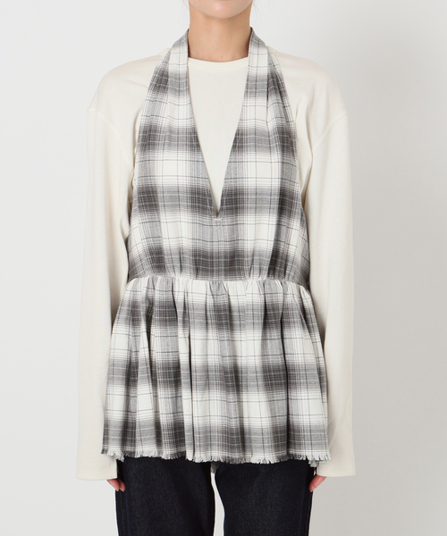 crinkle crinkle crinkle SLOBE別注 ブラウス 美品 crinkle crinkle crinkle（クリンクル クリンクル クリンクル