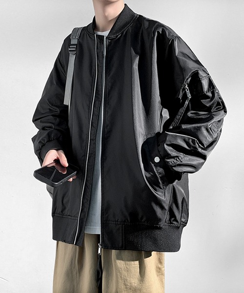 JOHNNY WOLF（ジョニーウルフ） ma1 ma-1 SILVA オーバーサイズ 高密度