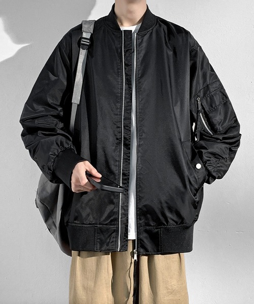 JOHNNY WOLF（ジョニーウルフ） ma1 ma-1 SILVA オーバーサイズ 高密度