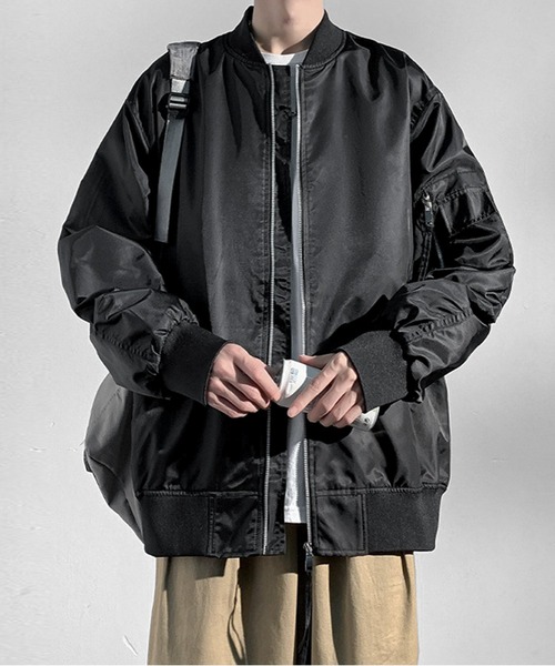 JOHNNY WOLF（ジョニーウルフ） ma1 ma-1 SILVA オーバーサイズ 高密度