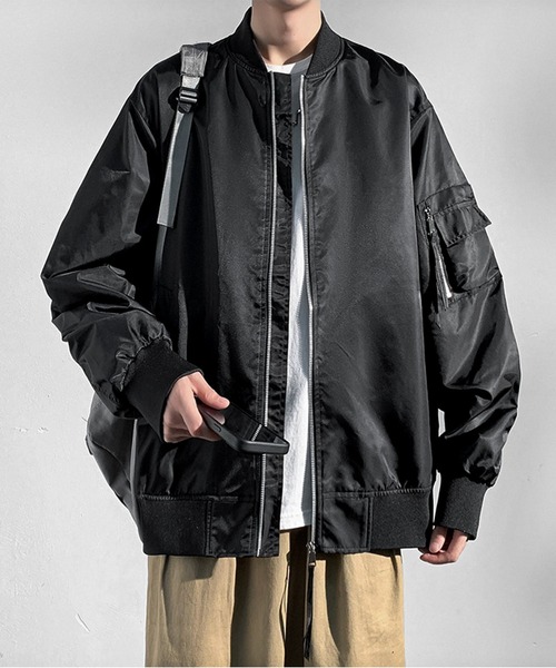 JOHNNY WOLF（ジョニーウルフ） ma1 ma-1 SILVA オーバーサイズ 高密度