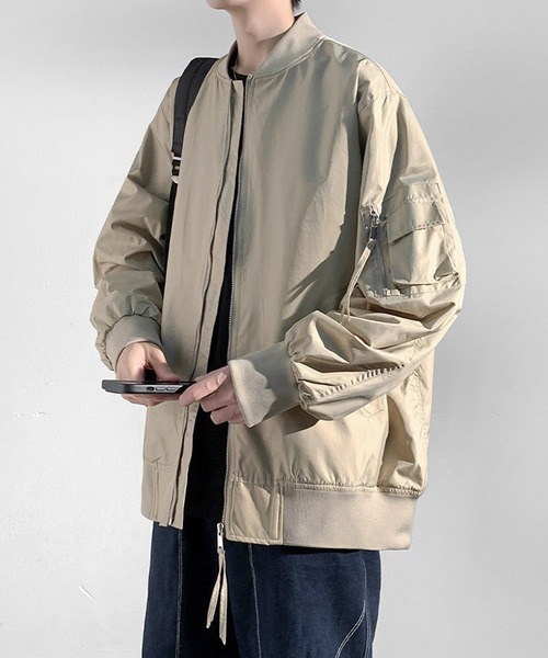 JOHNNY WOLF（ジョニーウルフ） ma1 ma-1 SILVA オーバーサイズ 高密度