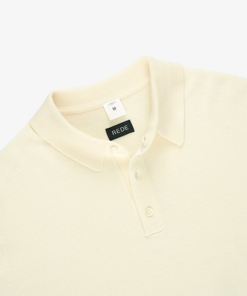 FRONT 11201 セーター ニット REDE W-G Merino Polo Sweater メンズ