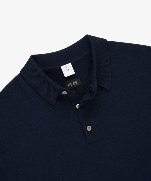 FRONT 11201 セーター ニット REDE W-G Merino Polo Sweater メンズ