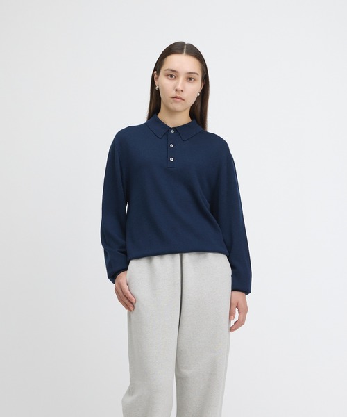 FRONT 11201 セーター ニット REDE W-G Merino Polo Sweater メンズ