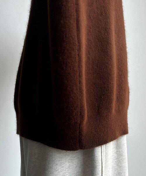 DouDou（ドゥドゥ） ニット セーター ファーウールボートネックプル