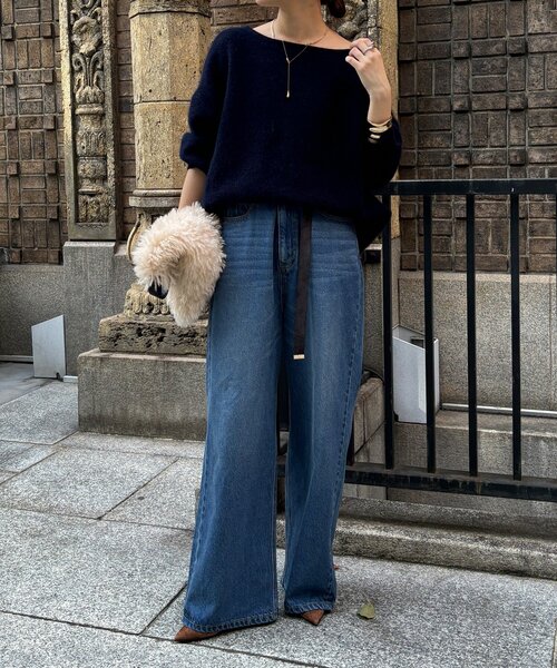 【新品タグ付】DOUDOU ドゥドゥ ボートネックプルオーバー ボートネックプルオーバー | DOUDOU(ドゥドゥ)レディース | PAL CLOSET