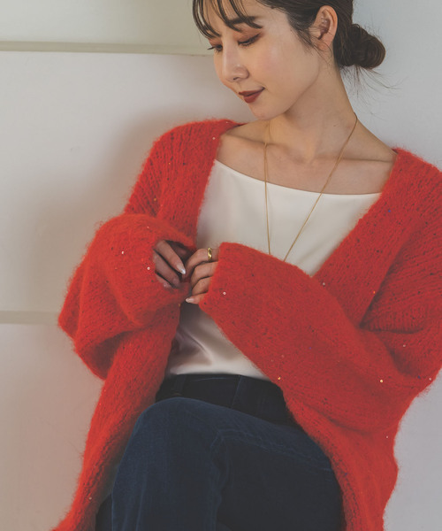 NOBLE（ノーブル） カーディガン COUTURE D'ADAM/クチュールドアダム