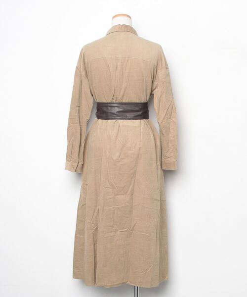 「JILL STUART」 シャツワンピース 2 ブラウン レディース_画像2