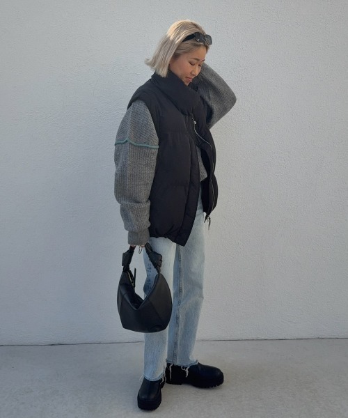 MELT THE LADY ステッチラインニット UV＞衿付きステッチラインニット | PROPORTION BODY DRESSING