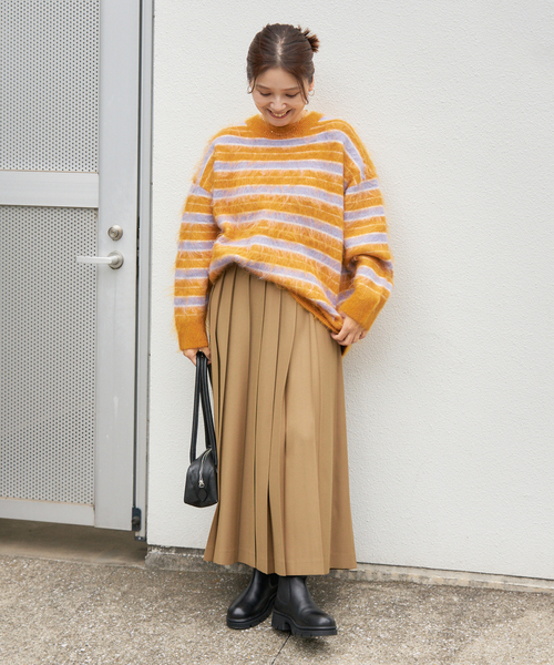 ジャーナルスタンダード　マルチボーダーシャギーニット マルチボーダーシャギーニット（ニット／セーター）｜JOURNAL STANDARD