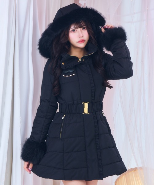 ReAmour ダウンコート ダウンジャケット ガーリーダウンコート