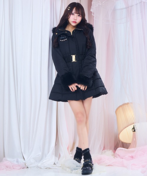 ReAmour ダウンコート ダウンジャケット ガーリーダウンコート