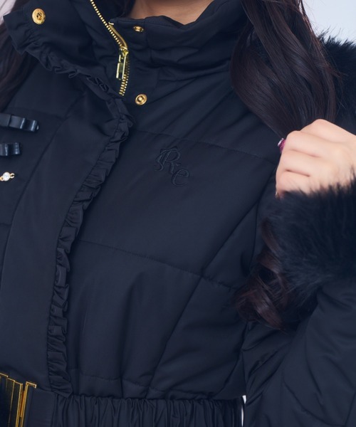 ReAmour ダウンコート ダウンジャケット ガーリーダウンコート