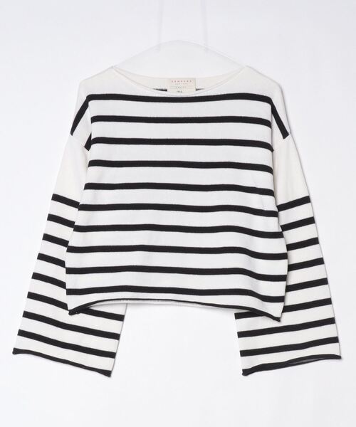 定価39,600円 ロンハーマン RHC DEMYLEE ボーダーニット S Ron Herman（ロンハーマン） ボーダー柄長袖ニット「DEMYLEEコラボ」 X