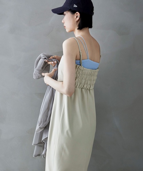 「etoll.」 キャミソールワンピース M ブラック レディース_画像9