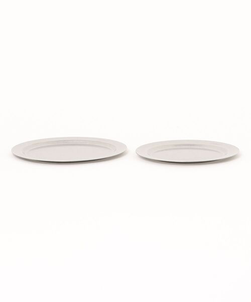 S'more 食器 S'moreステンレスプレート 2点セット : ZOZOTOWN Yahoo!店