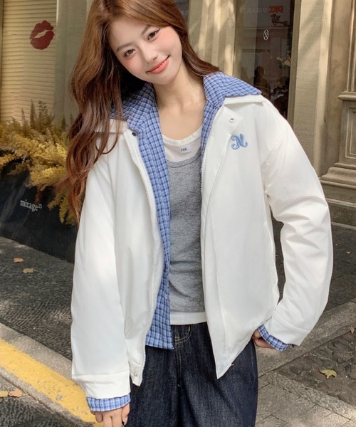 DIAVEL ブルゾン アウター 「2色展開」韓国ガーリー×ストリート