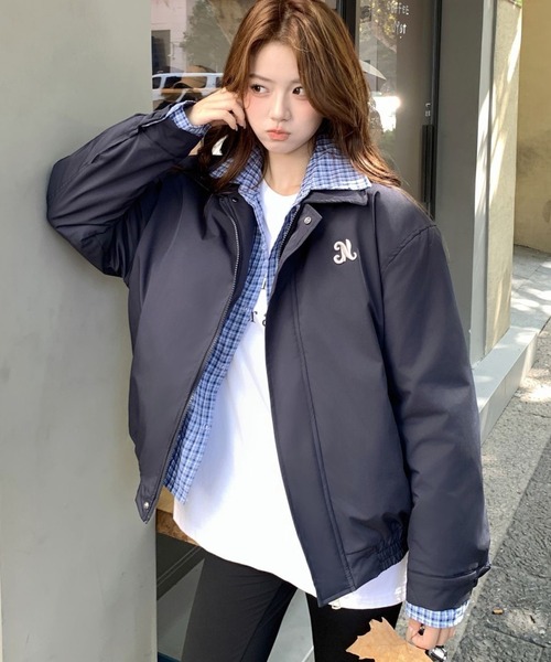 DIAVEL ブルゾン アウター 「2色展開」韓国ガーリー×ストリート