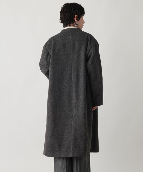 studio CLIP（スタディオクリップ） ノーカラーコート コート 「ウタオ