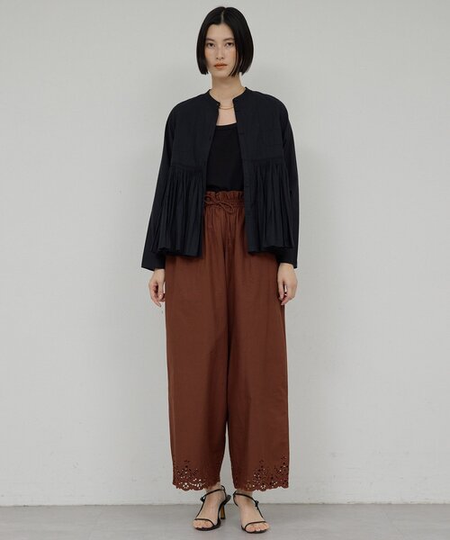 ブラウス シャツ 「2026SS Debut」「Dhritie」「手洗い可」タックブラウス レディースの画像