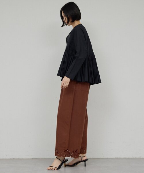 ブラウス シャツ 「2026SS Debut」「Dhritie」「手洗い可」タックブラウス レディースの画像