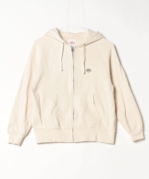 Danton（ダントン） ジップアップパーカー 36 ベージュ レディース