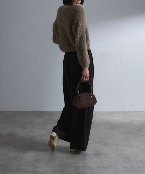 「each」 長袖ニット FREE ベージュ レディース_画像5