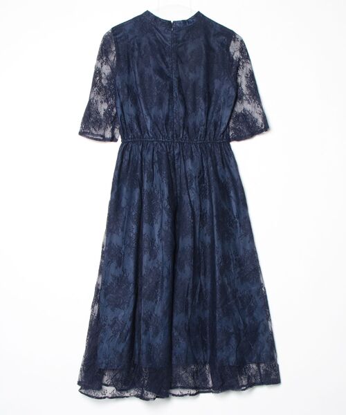 「AIMER」 半袖ワンピース SMALL ネイビー レディース_画像2