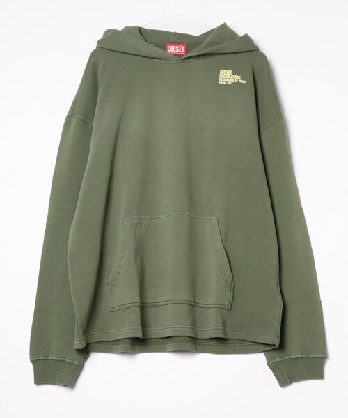 DIESEL（ディーゼル） プルオーバーパーカー LARGE グリーン メンズ