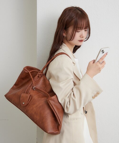 mystic（ミスティック） トートバッグ ベルト付きマルチBAG レディース