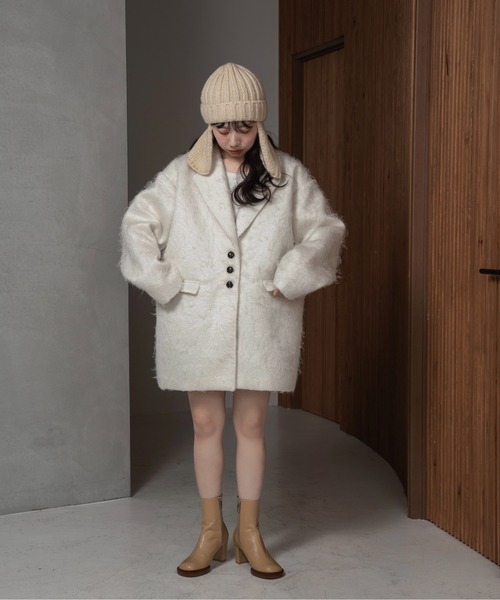 lawgy（ラウジー） コート FREE グレー レディース : ZOZOTOWN Yahoo