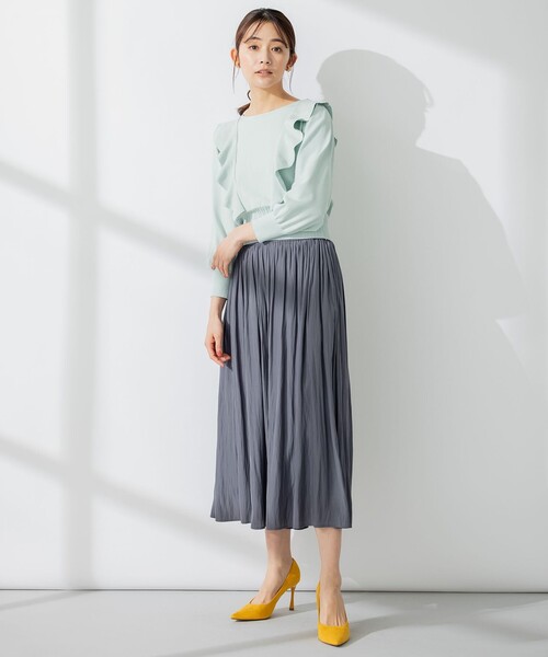 「組曲」 イージーパンツ S2 ピンク レディース_画像3