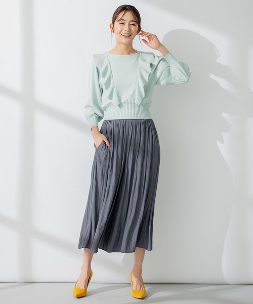 「組曲」 イージーパンツ S2 ピンク レディース_画像4