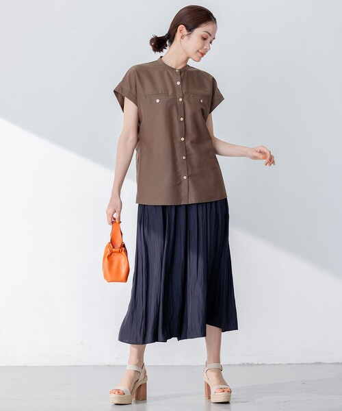 「組曲」 イージーパンツ S2 ピンク レディース_画像9