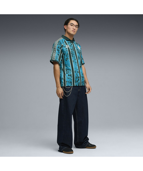 PUMA マンチェスターシティ レトロシャツ OASIS 総柄 L PUMA