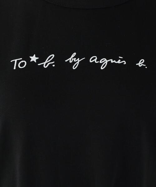 「To b. by agnes b.」 半袖ワンピース 36 ブラック レディース_画像5
