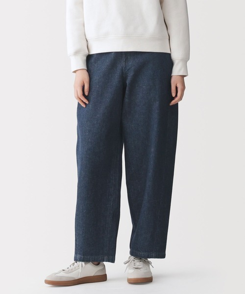 無印良品（MUJI） ジーンズ デニム デニムパンツ 婦人 木の実から作っ