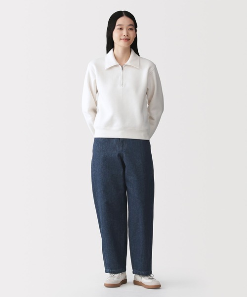 無印良品（MUJI） ワイドパンツ ジーンズ デニム デニムパンツ 婦人