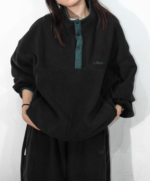 「BROKEN BASE」 長袖Tシャツ LARGE ブラック メンズ_画像6